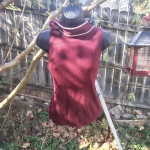 Vintage Burgundy Tank Top